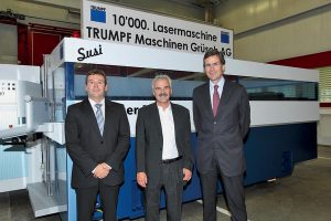 10 000ste Lasermaschine aus Grüsch