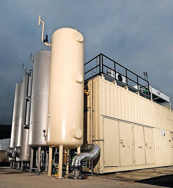 Erste Biogasanlage besteht im Dauerlauf