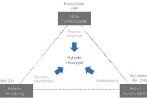 Hybride Lösung aus ERP und App