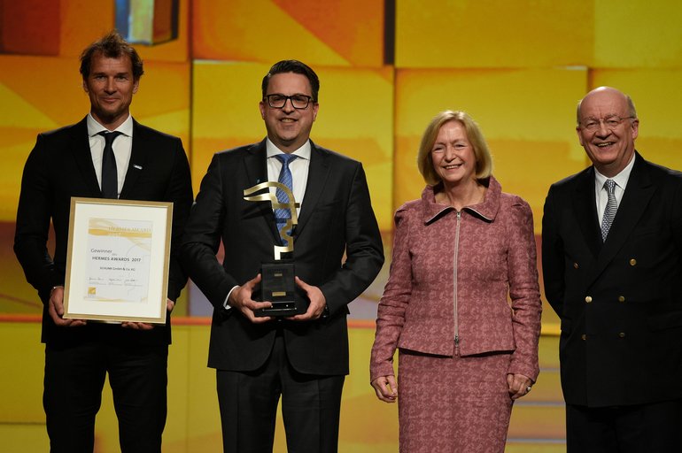 Schunk gewinnt den Hermes Award