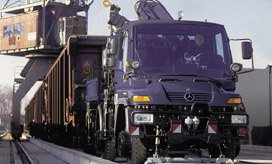 Unimog-Baureihe für Strasse und Schiene