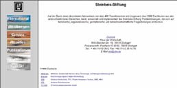 Steinbeis-Stiftung im Netz