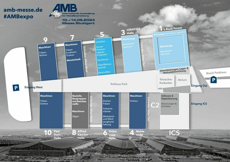 Thematische Hallenplanung für AMB 2024 steht