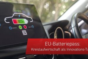 EU-Batteriepass speichert Lebenszyklus großer Batterien