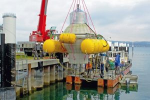 Pumpspeicherkraftwerk erfolgreich im Bodensee versenkt