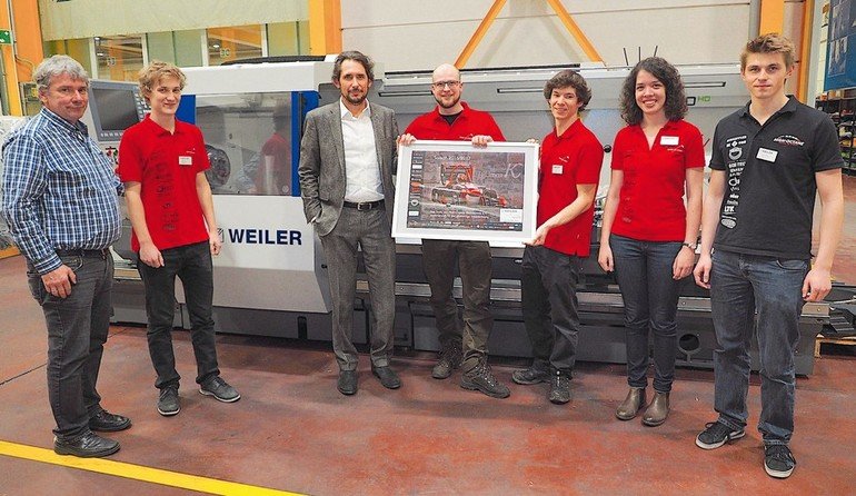 Weiler sponsert Studenten Hightech-Bauteile