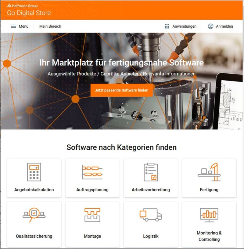 Hoffmann Group eröffnet Online-Marktplatz für KMU