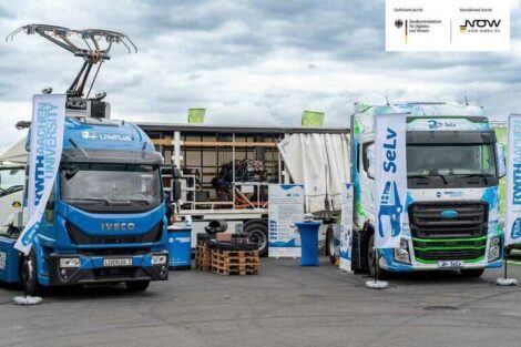 RWTH-Lehrstuhl PEM präsentiert Elektro-Lkw beim „ADAC Truck-Grand-Prix“