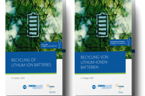 RWTH-Lehrstuhl PEM: Recycling-Leitfaden für Lithium-Ionen-Batterien