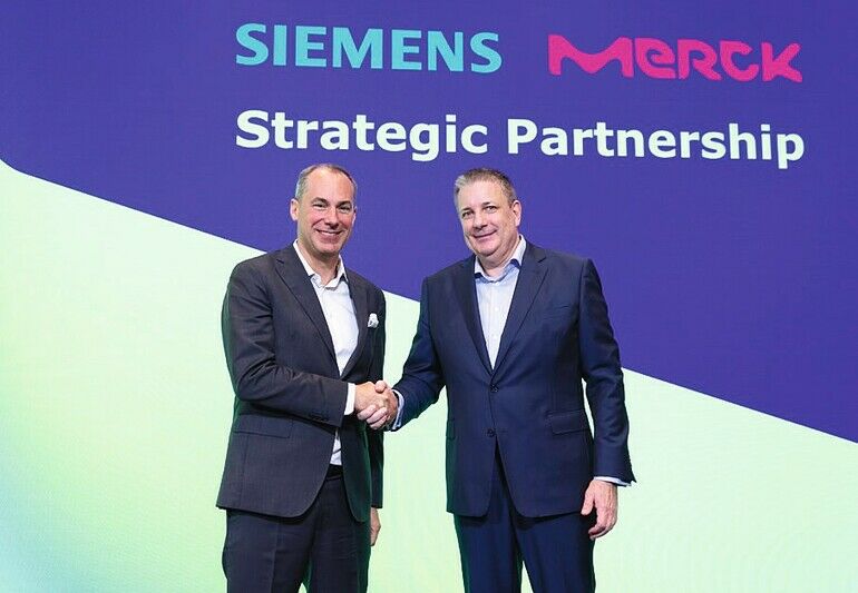 Merck und Siemens schließen strategische Partnerschaft