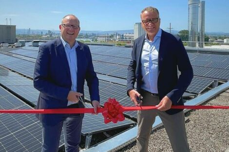 Stäubli eröffnet Photovoltaik-Anlage in Weil am Rhein