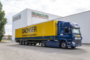 E-Truck beliefert Striebel & John am Standort Sasbach