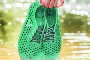 Grüner Fußabdruck