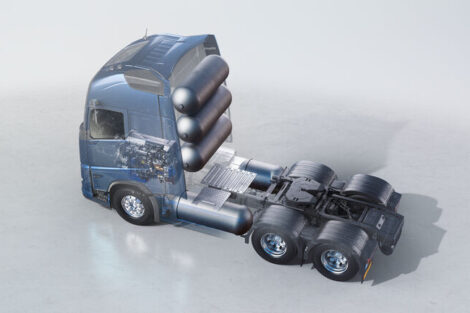 Volvo baut Lkw mit Wasserstoffmotor