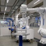 Yaskawa Headquarter Hattersheim Roboter weiss