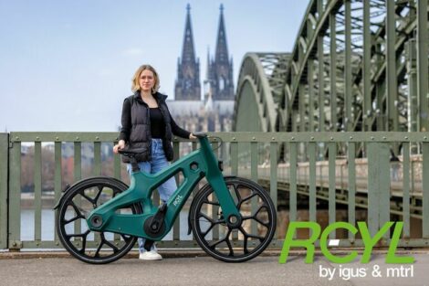 Igus produziert Fahrrad aus recyceltem Kunststoff jetzt in Serie