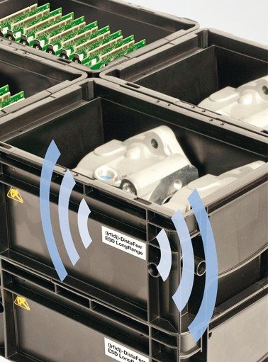 Schreiner Protech bietet RFID-Label für ESD-Behälter