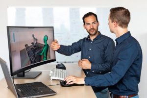 Virtuelle Inbetriebnahme: Sicherheit von Cobot-Arbeitsplätzen einfach virtuell prüfen